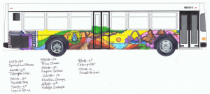 A bus donated by Metro will be available for attendees to help paint 