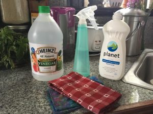 Green cleaning chemicals can easily be made at home with everyday ingredients.
