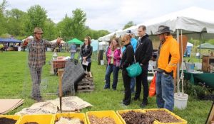 EarthDance Organic Farm School teaches St. Louis Earth Day attendees a range of plant-related skills.