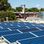 Solar panels at UCBC in the Grove